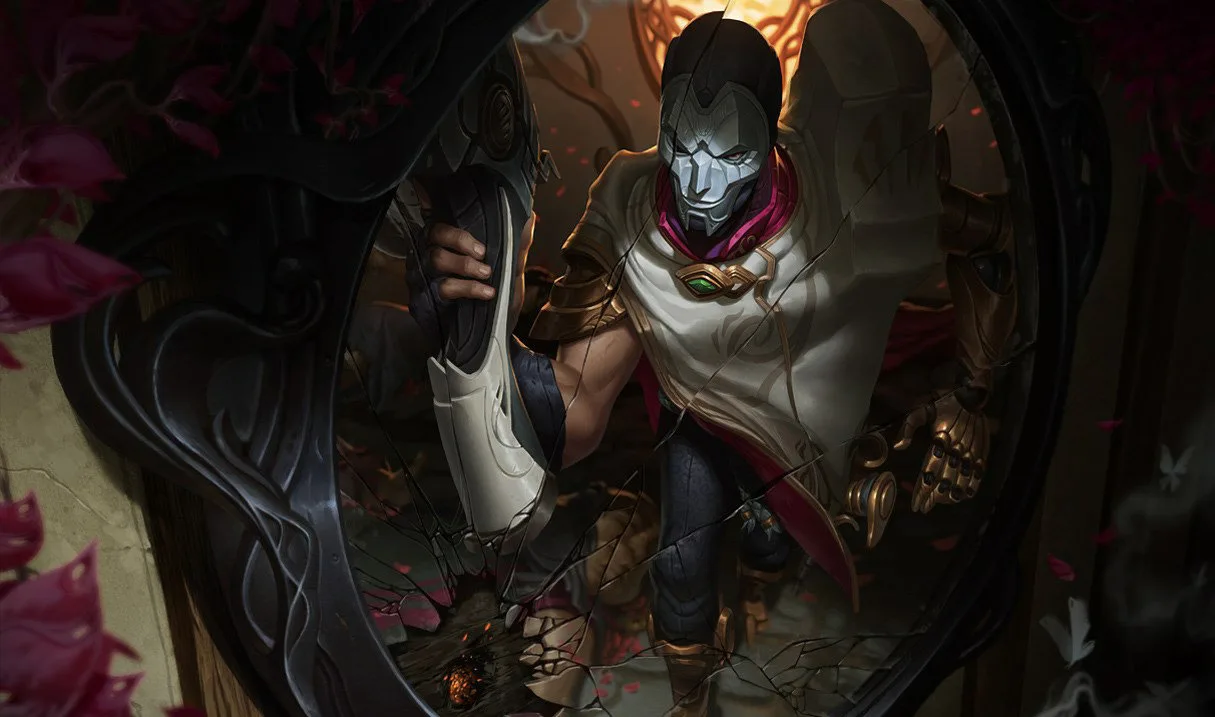 Jhin base splash art