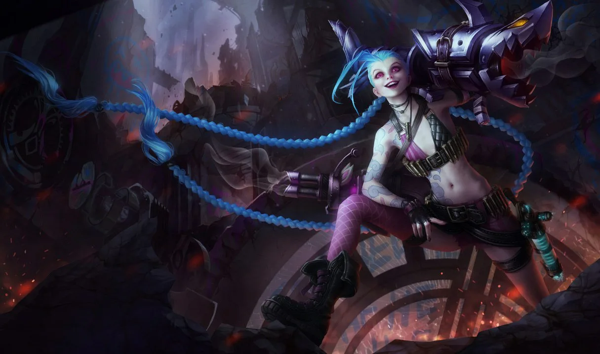 Jinx base splash art