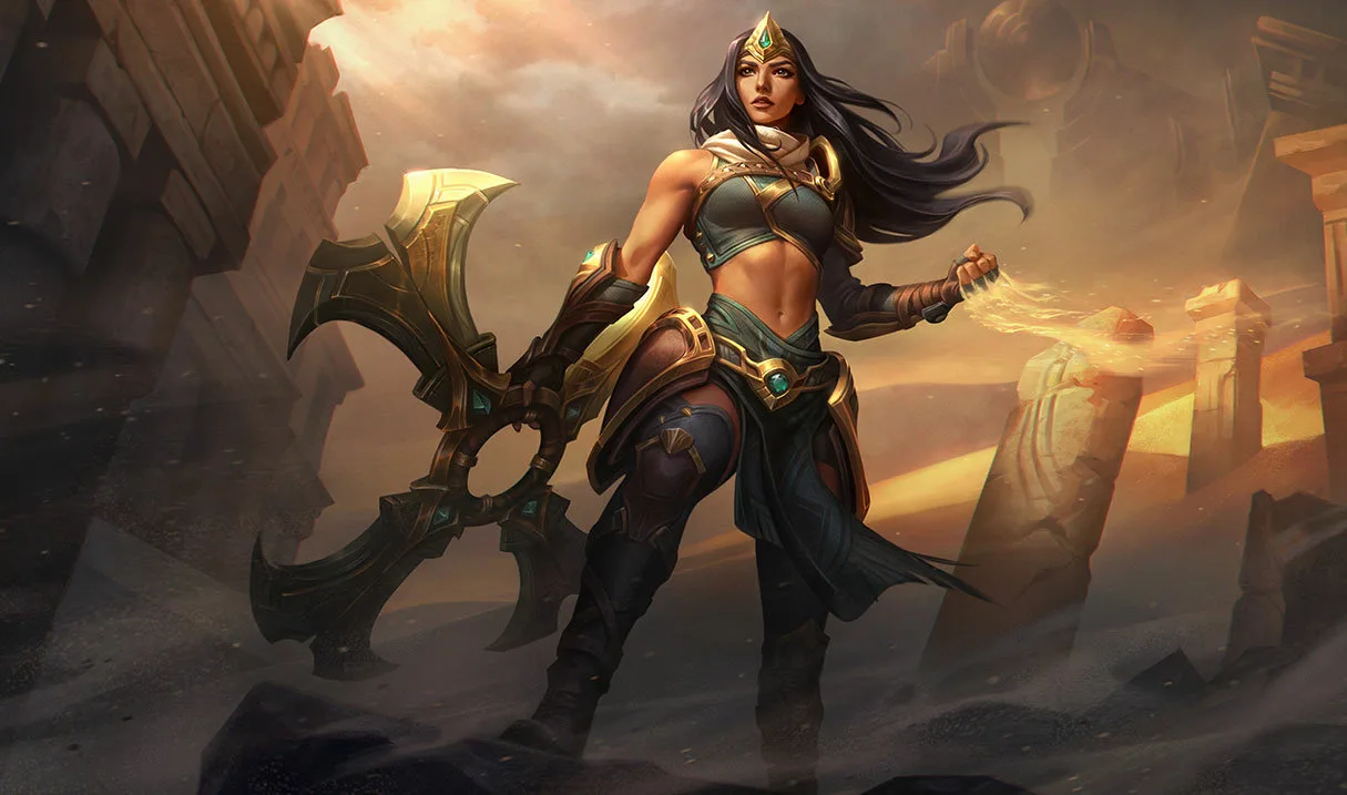 Sivir base splash art