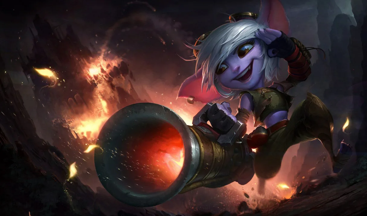 Tristana base splash art