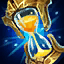Zhonya's Hourglass icon showing a gold hourglass surrounding a blue center.