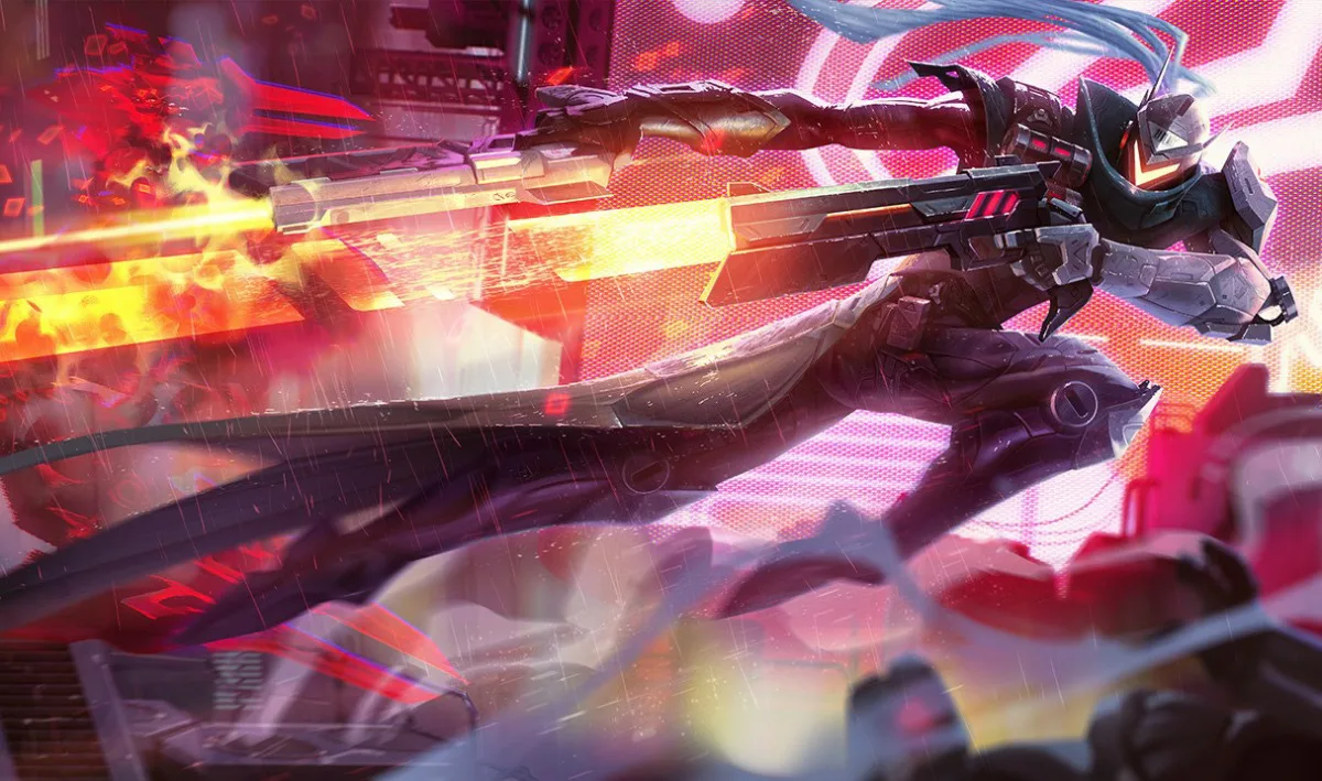 PROJECT Lucian charging forward with red ion pistols