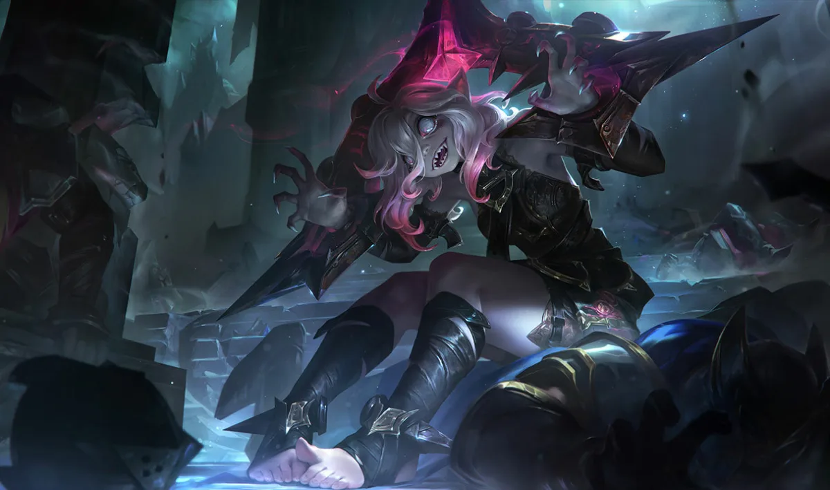Briar breaking free in official League of Legends splash art