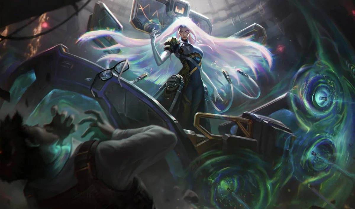 PsyOps Sona breaking free as psychic energy surrounds her