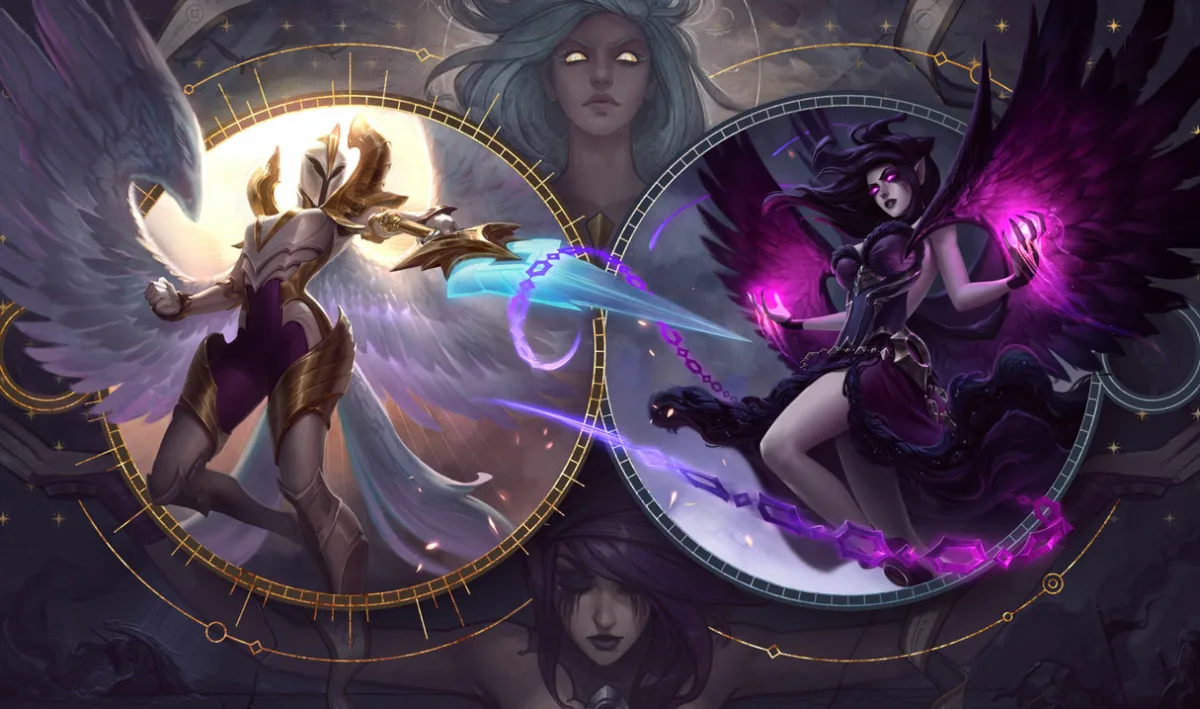Morgana spreading dark wings on the Rift