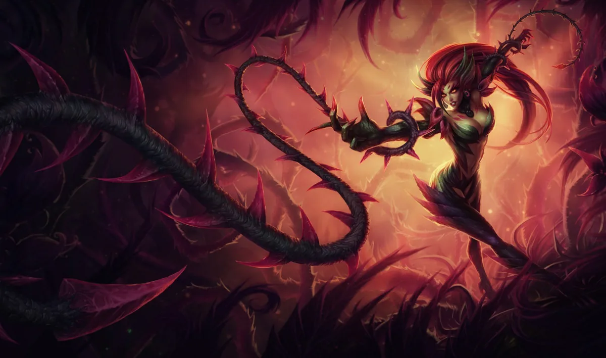 Zyra casting among her plants