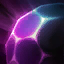 Morgana's Black Shield icon showing a purple barrier crossed by bright pink-white lines